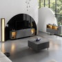 Hanah Home Zenith Soporte para TV Antracita y Oro